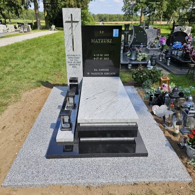 Modne połączenie dwóch granitów Viscont white + Warangal